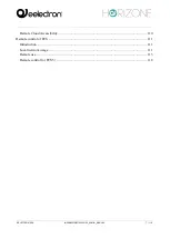 Preview for 7 page of Eelectron Horizone Mini IN00M02WEB Installation Manual