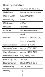 Предварительный просмотр 6 страницы Eelink TK418 User Manual