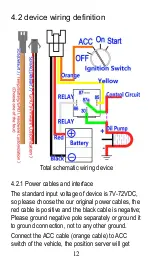 Предварительный просмотр 12 страницы Eelink TK418 User Manual