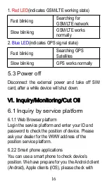 Предварительный просмотр 16 страницы Eelink TK418 User Manual