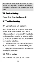 Предварительный просмотр 20 страницы Eelink TK418 User Manual