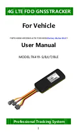 Eelink TK419 Series User Manual предпросмотр