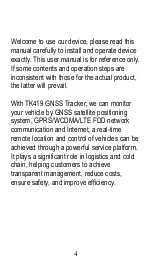 Preview for 4 page of Eelink TK419 Series User Manual