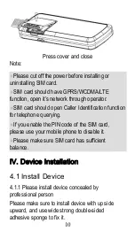 Preview for 10 page of Eelink TK419 Series User Manual