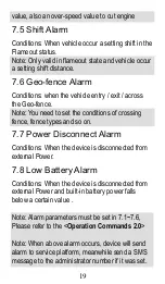 Preview for 19 page of Eelink TK419 Series User Manual