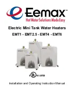 EemaX EMT1 Installation And Operating Instruction Manual preview