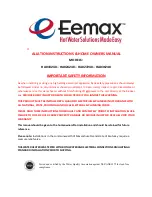 Preview for 1 page of EemaX HA018240 Instructions & Home Owners Manual