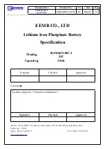 EEMB LP8867220F Specification предпросмотр