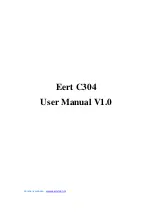 Предварительный просмотр 1 страницы Eert C304 User Manual