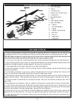 Предварительный просмотр 6 страницы EF Helicopter M.A.S.H. Army Rescue Chopper Assembly Manual And Setup Manual