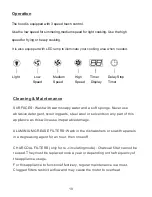 Предварительный просмотр 10 страницы EF EFCH 9106 HM SS User Manual