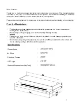 Предварительный просмотр 3 страницы EF EFCH 9232 HM SS User Manual