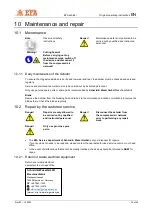 Предварительный просмотр 22 страницы EFA 100260040 Original Operating Instructions