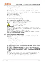 Предварительный просмотр 6 страницы EFA 185 DS/H Translation Of The Original Operating Instructions