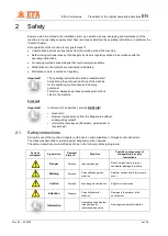 Предварительный просмотр 8 страницы EFA 185 DS/H Translation Of The Original Operating Instructions