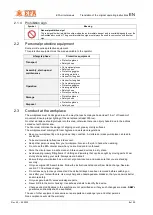 Предварительный просмотр 10 страницы EFA 185 DS/H Translation Of The Original Operating Instructions