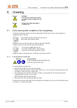 Предварительный просмотр 25 страницы EFA 185 DS/H Translation Of The Original Operating Instructions