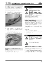 Preview for 24 page of EFA PLE-10 Operating Instructions Manual