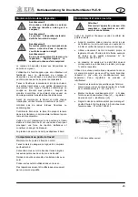 Preview for 27 page of EFA PLE-10 Operating Instructions Manual