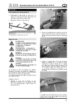 Preview for 29 page of EFA PLE-10 Operating Instructions Manual