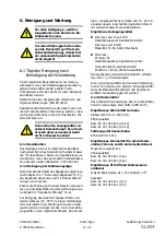 Preview for 12 page of EFA SB 288 E Operating Instructions Manual