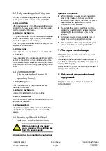 Предварительный просмотр 26 страницы EFA SB 288 E Operating Instructions Manual