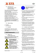 Предварительный просмотр 5 страницы EFA SB295E Translation Of The Original Operating Instructions