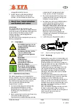 Preview for 6 page of EFA SB295E Translation Of The Original Operating Instructions