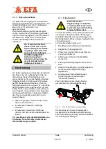 Предварительный просмотр 7 страницы EFA SB295E Translation Of The Original Operating Instructions