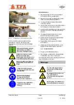 Предварительный просмотр 8 страницы EFA SB295E Translation Of The Original Operating Instructions