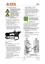 Preview for 9 page of EFA SB295E Translation Of The Original Operating Instructions