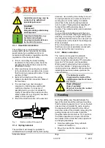 Предварительный просмотр 42 страницы EFA SB295E Translation Of The Original Operating Instructions