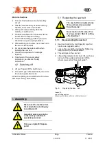 Preview for 44 page of EFA SB295E Translation Of The Original Operating Instructions