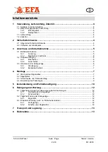 Предварительный просмотр 2 страницы EFA SK18 S AE Translation Of The Original Operating Manual