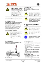 Preview for 18 page of EFA SK18 S AE Translation Of The Original Operating Manual