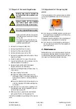 Предварительный просмотр 22 страницы EFA SK23/ 18 Operating Instructions Manual