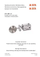 Preview for 16 page of EFA SKR 23 Operating Instructions, Maintenance Instructions, Spare Part List