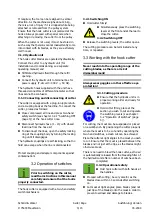 Preview for 21 page of EFA Z140 Operating Instructions Manual