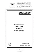 EFBE-SCHOTT SC OT 900.1 Instruction Manual предпросмотр