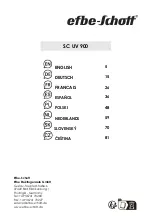 Предварительный просмотр 92 страницы EFBE-SCHOTT SC UV 900 Manual