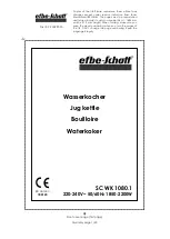 EFBE-SCHOTT SC WK 1080.1 Manual preview