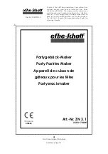 EFBE-SCHOTT ZN 3.1 Operating Instructions Manual preview