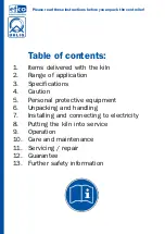 Предварительный просмотр 8 страницы Efco 180 RT Operating Instructions Manual