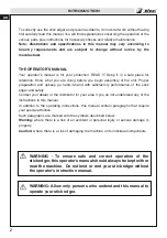 Предварительный просмотр 2 страницы Efco 8245 SE Operator'S Instruction Manual