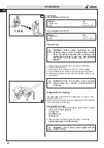 Предварительный просмотр 14 страницы Efco 8245 SE Operator'S Instruction Manual