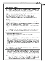 Предварительный просмотр 11 страницы Efco 8271 S Operator'S Instruction Manual