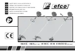 Efco 8460 Operators Instruction Book предпросмотр