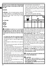 Предварительный просмотр 28 страницы Efco BV 250 Operators Instruction Book