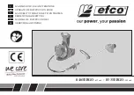 Efco ERGO 8465 Operators Instruction Book предпросмотр