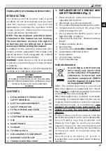 Предварительный просмотр 25 страницы Efco MT 1800E Operators Instruction Book